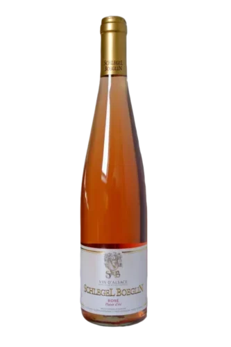 Bouteille de Pinot Noir Rosé Plaisir d’été — Appellation Alsace, Domaine Schlegel Boeglin