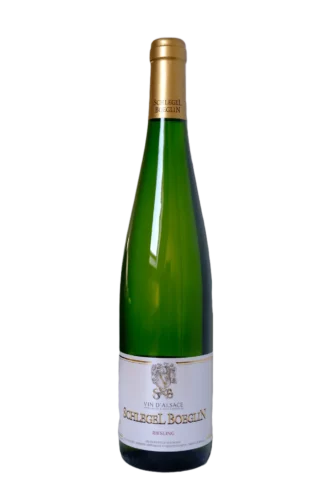Bouteille de Riesling du Domaine Schlegel Boeglin