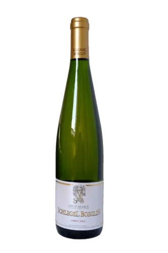 Bouteille de Pinot Gris — Appellation Alsace, Domaine Schlegel Boeglin